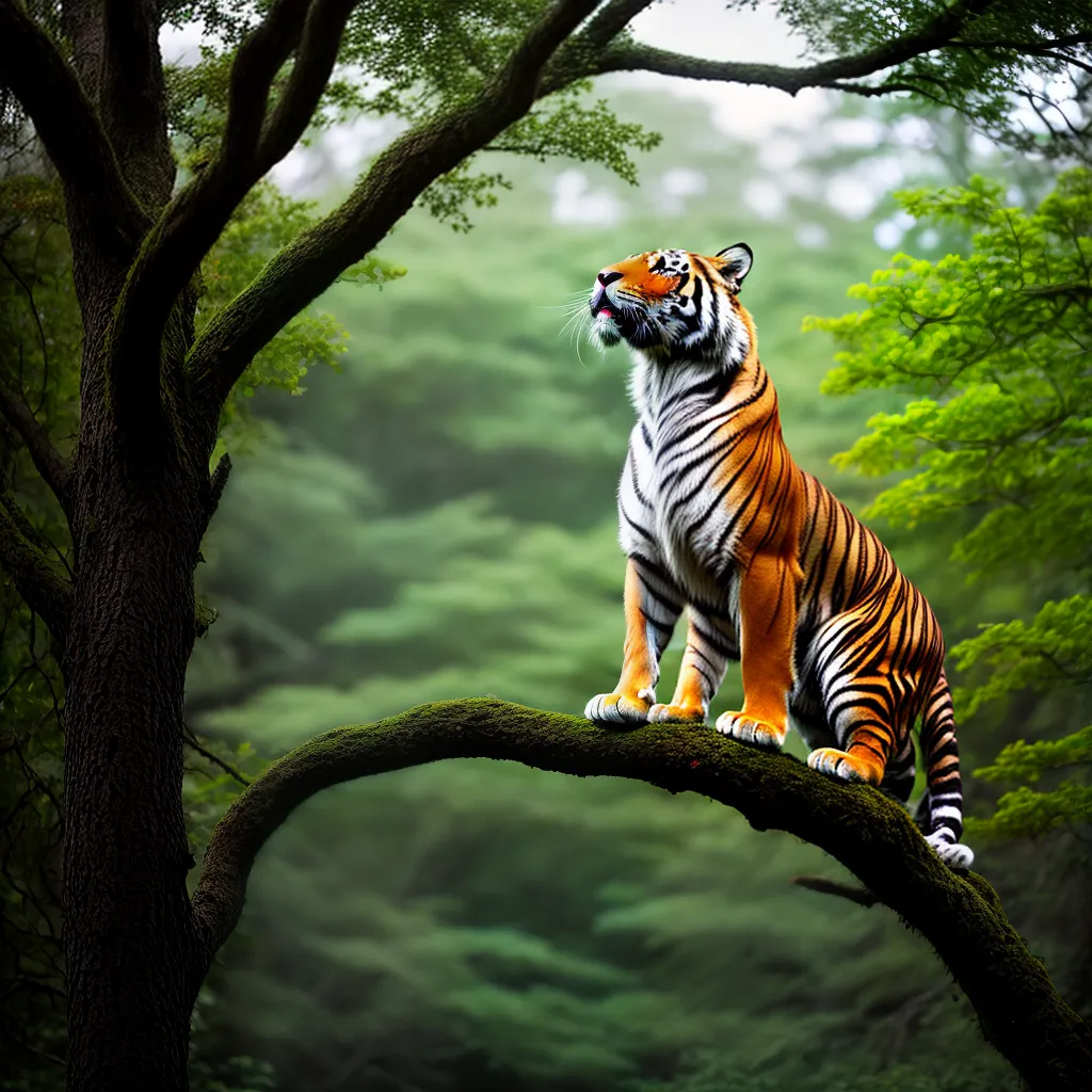 Fotos pessoa floresta tigre poder misterio 1