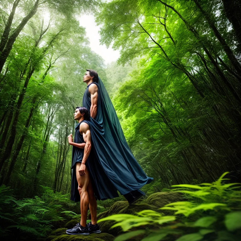 izado para SEO e evergreen: Descubra o significado de sonhar com árvores 5 Fotos pessoa floresta verde abraco ceu