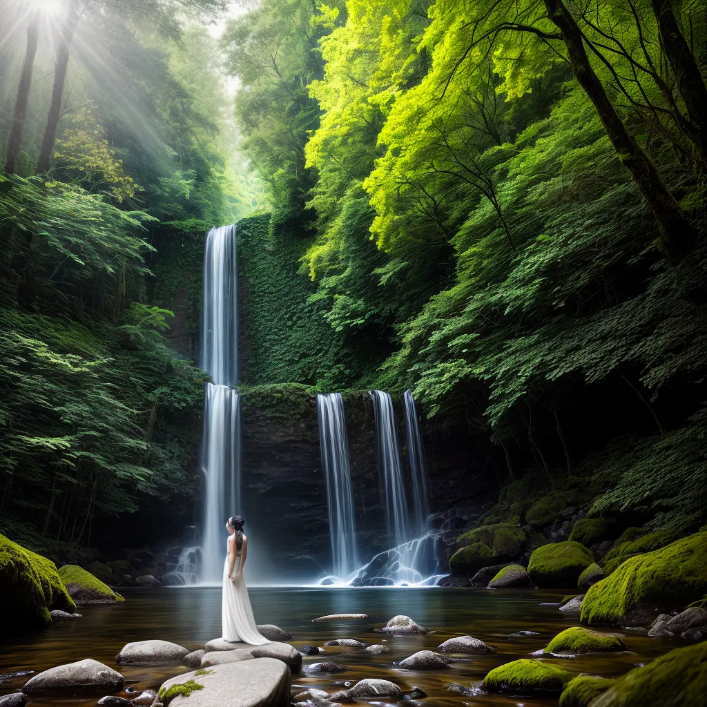 Desvendando o Significado de Sonhar com a Natureza 4 Fotos pessoa floresta verde paz