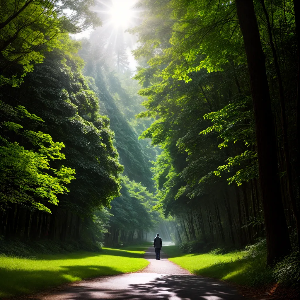 ificado de Sonhar com Natureza e Como Agir em Favor do Meio Ambiente 5 Fotos pessoa floresta verde sol natureza