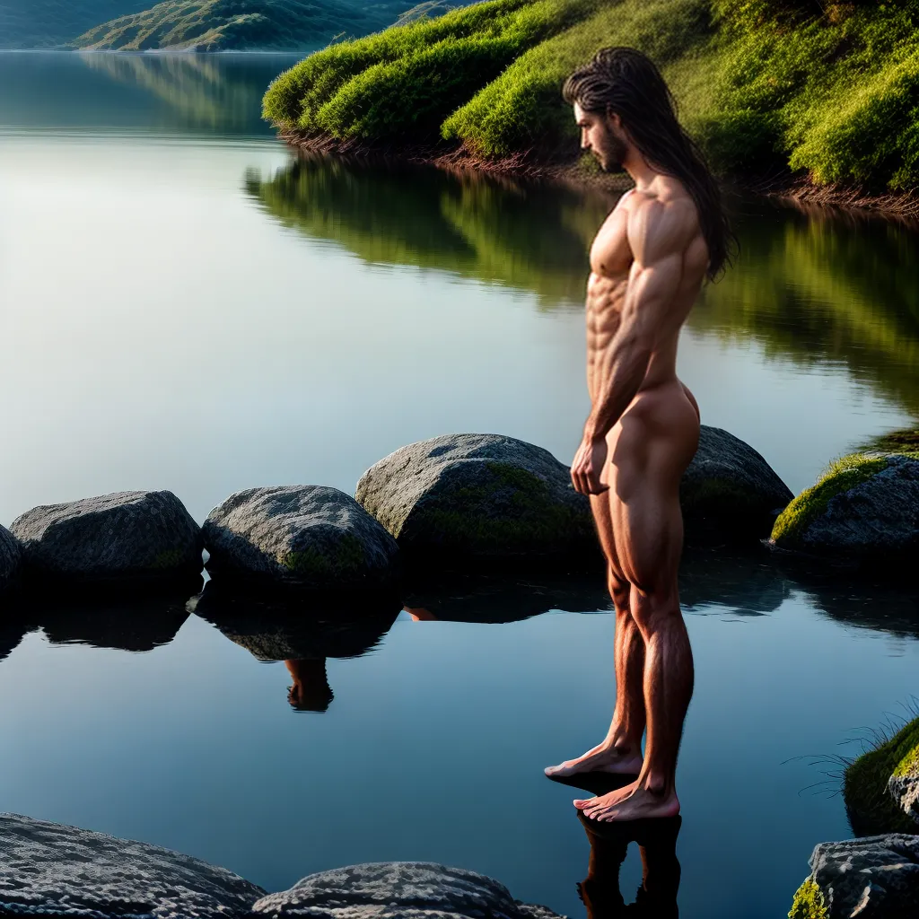Sonhar com Água: Qual o Significado? 4 Fotos pessoa lago lua reflexao introspeccao 1