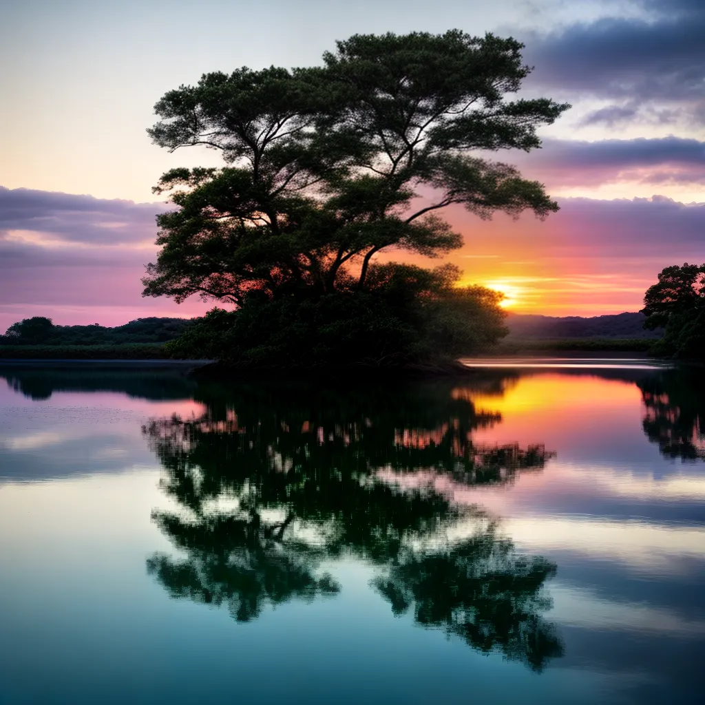 do blog: Desvendando o Significado de Sonhar com Água 2 Fotos pessoa lago por do sol reflexao 12