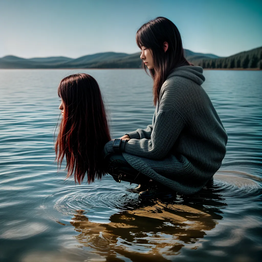 Desvendando Segredos: O Significado Oculto dos Sonhos com Água 2 Fotos pessoa lago reflexao contemplacao 1