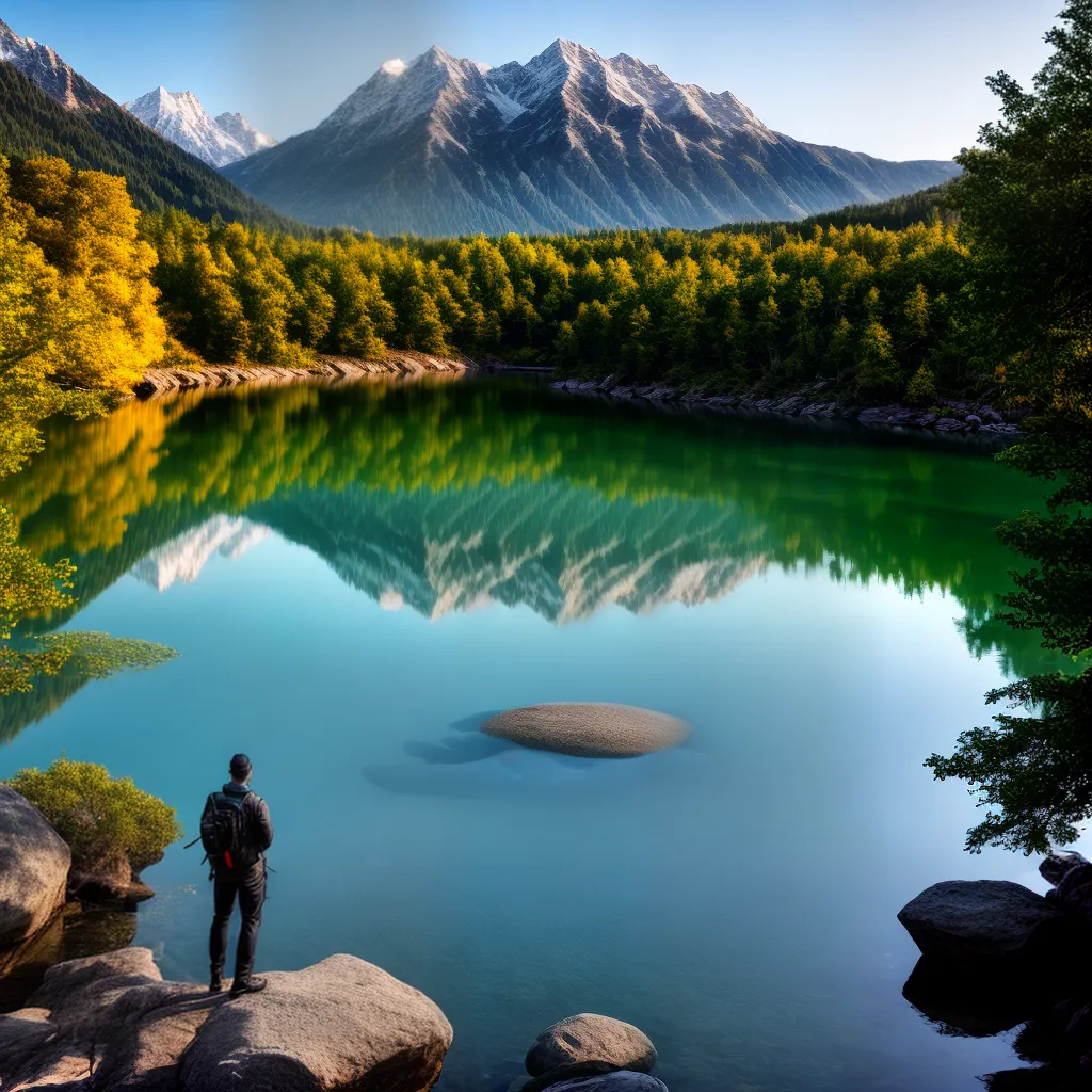 Sonhar com Água: Qual o Significado de um Ambiente Aquático nos Seus Sonhos? 6 Fotos pessoa lago reflexao natureza paz 4