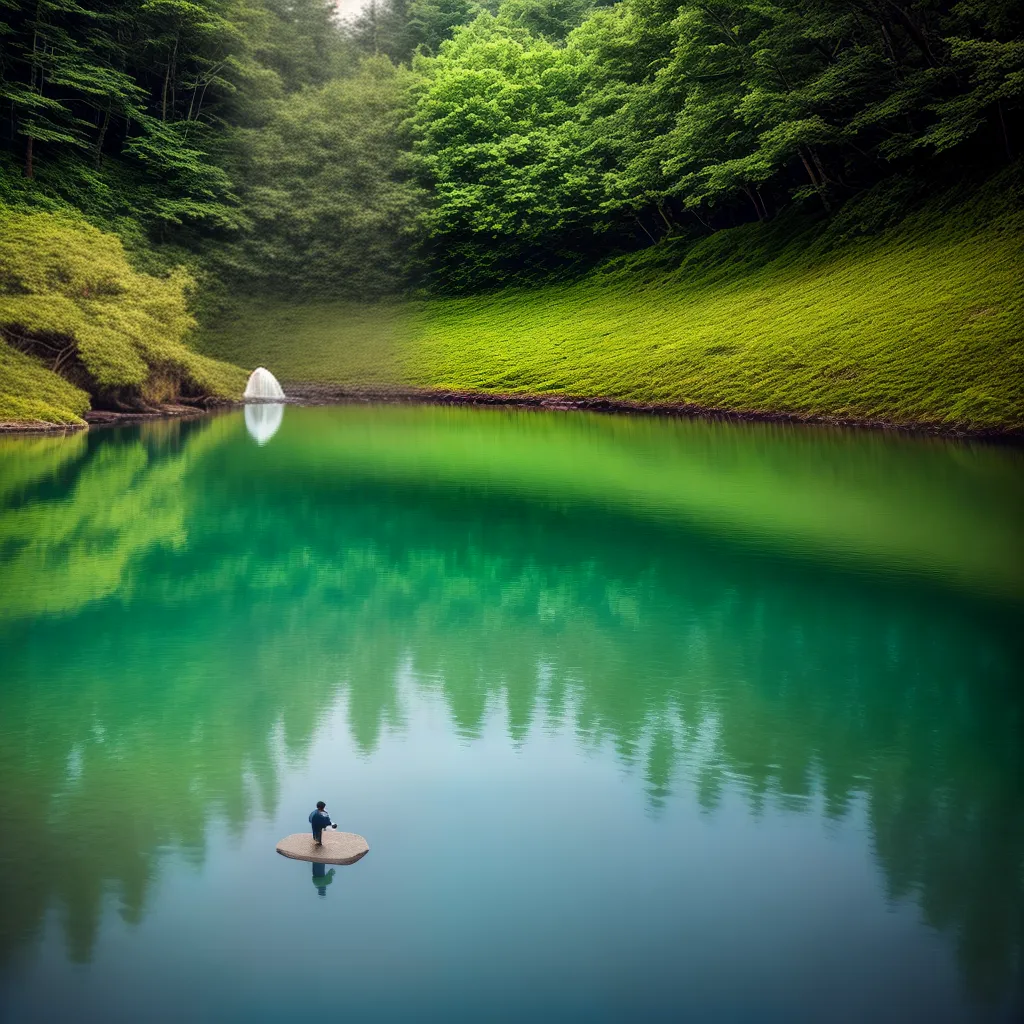 Fotos pessoa lago reflexao tecido mergulho