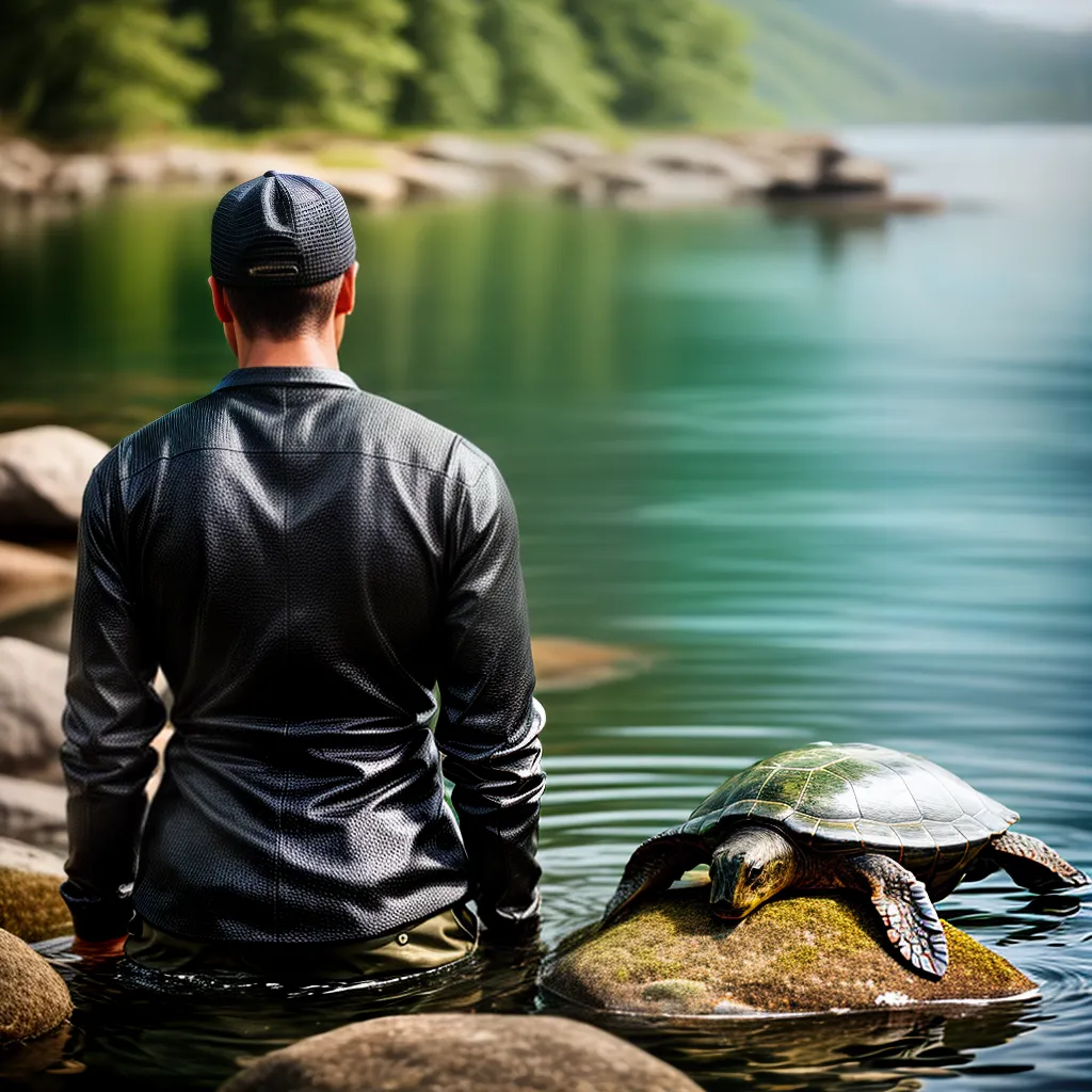 Desvendando o Significado dos Sonhos com Água e Animais Aquáticos 6 Fotos pessoa lago serenidade animais aquaticos