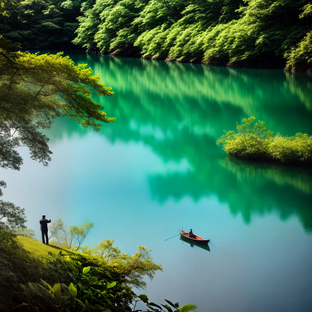 Blog: O que Significa Sonhar com Água Limpa e Cristalina 5 Fotos pessoa lago sereno natureza ceu