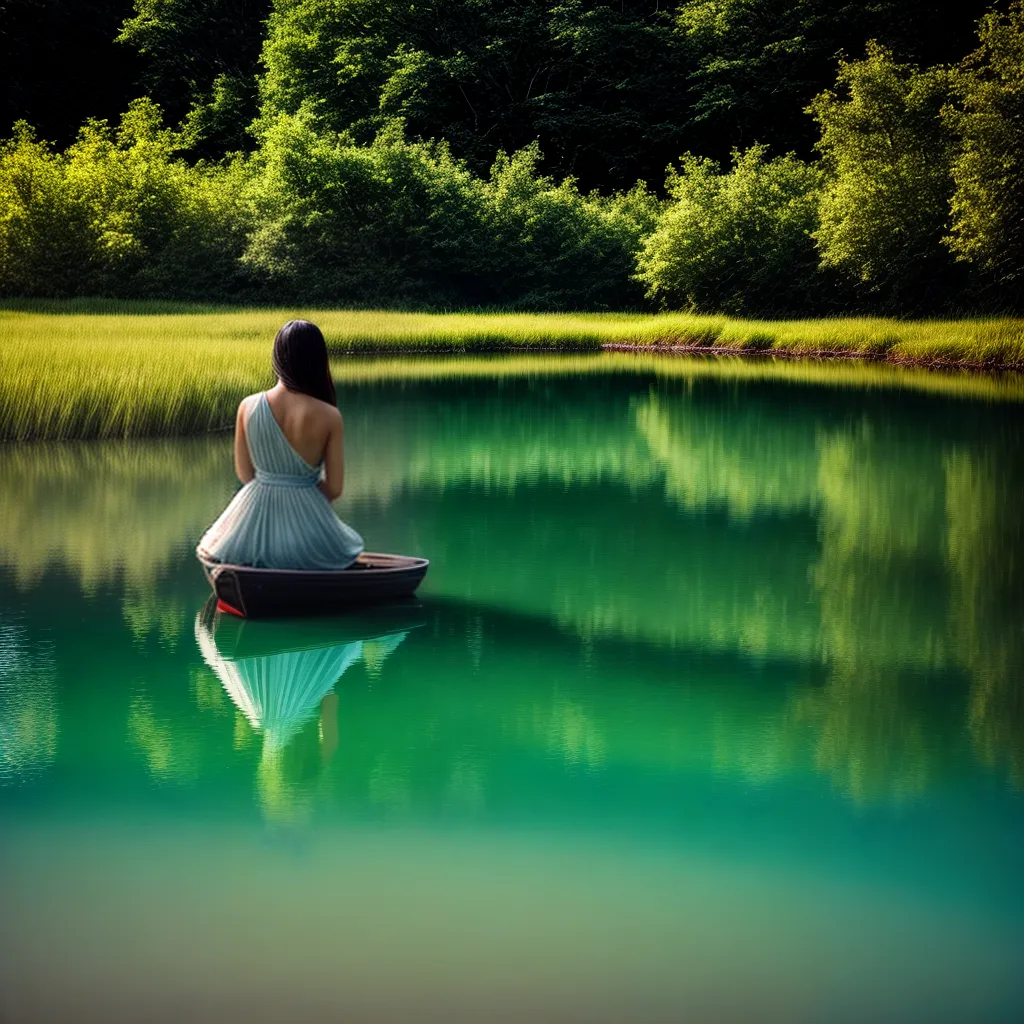 Compreendendo o Significado de Sonhar com Água 4 Fotos pessoa lagoa reflexao serenidade