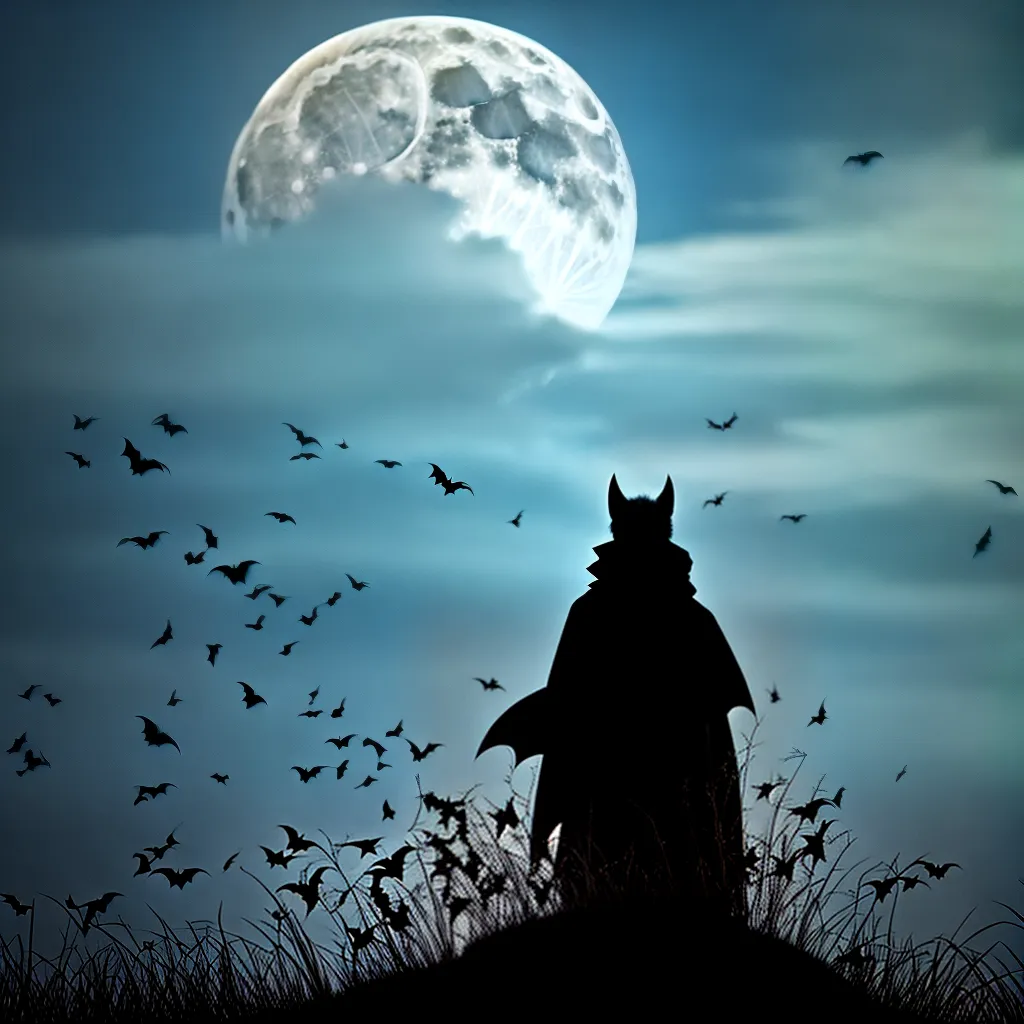 Vespertilio: Qual o simbolismo de sonhar com morcegos? 6 Fotos pessoa lua cheia enxame morcegos