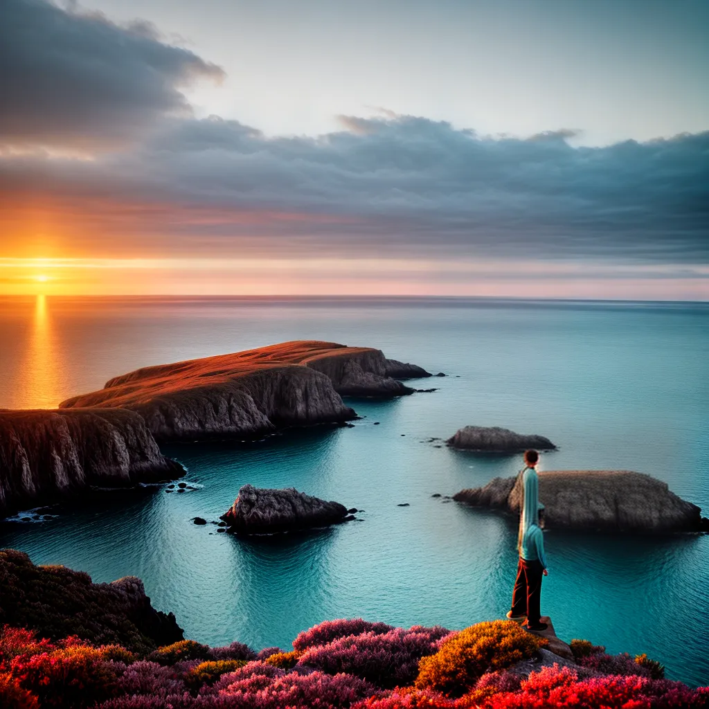 Qual o significado de sonhar com praia e mar? 6 Fotos pessoa mar por do sol