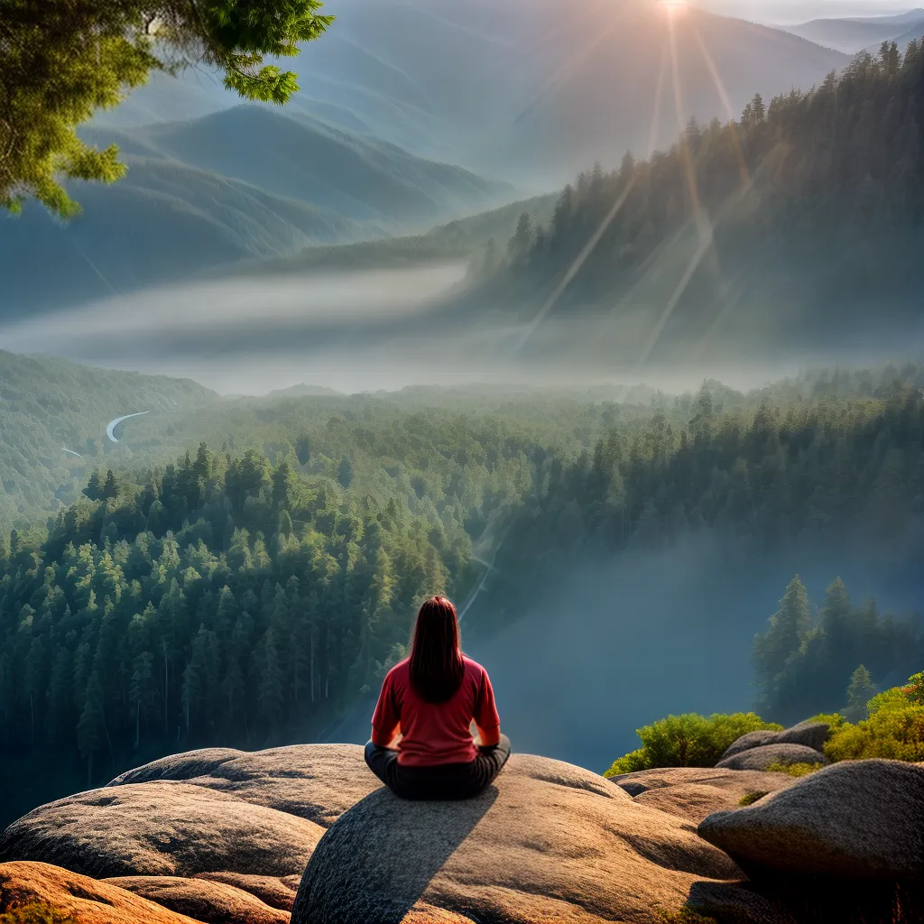 Significado de Sonhar com Desintoxicação e Saúde Mental 6 Fotos pessoa meditando natureza detox saude mental