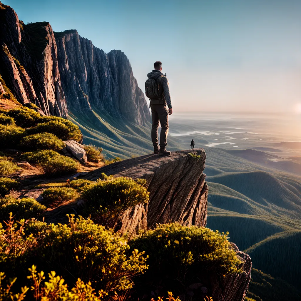 Significado dos Sonhos Isolados: Solidão ou Liberdade? 6 Fotos pessoa montanha por do sol liberdade