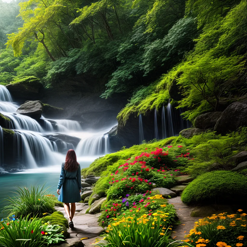 Sonhos de Beleza Natural: Descubra seus significados 5 Fotos pessoa natureza serenidade flores verde