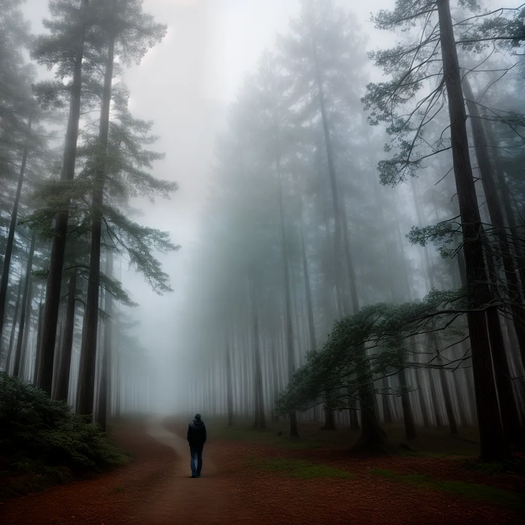 Névoa e Sonhos: Descubra o Significado de Sonhar com Neblina 6 Fotos pessoa nevoeiro floresta misterio