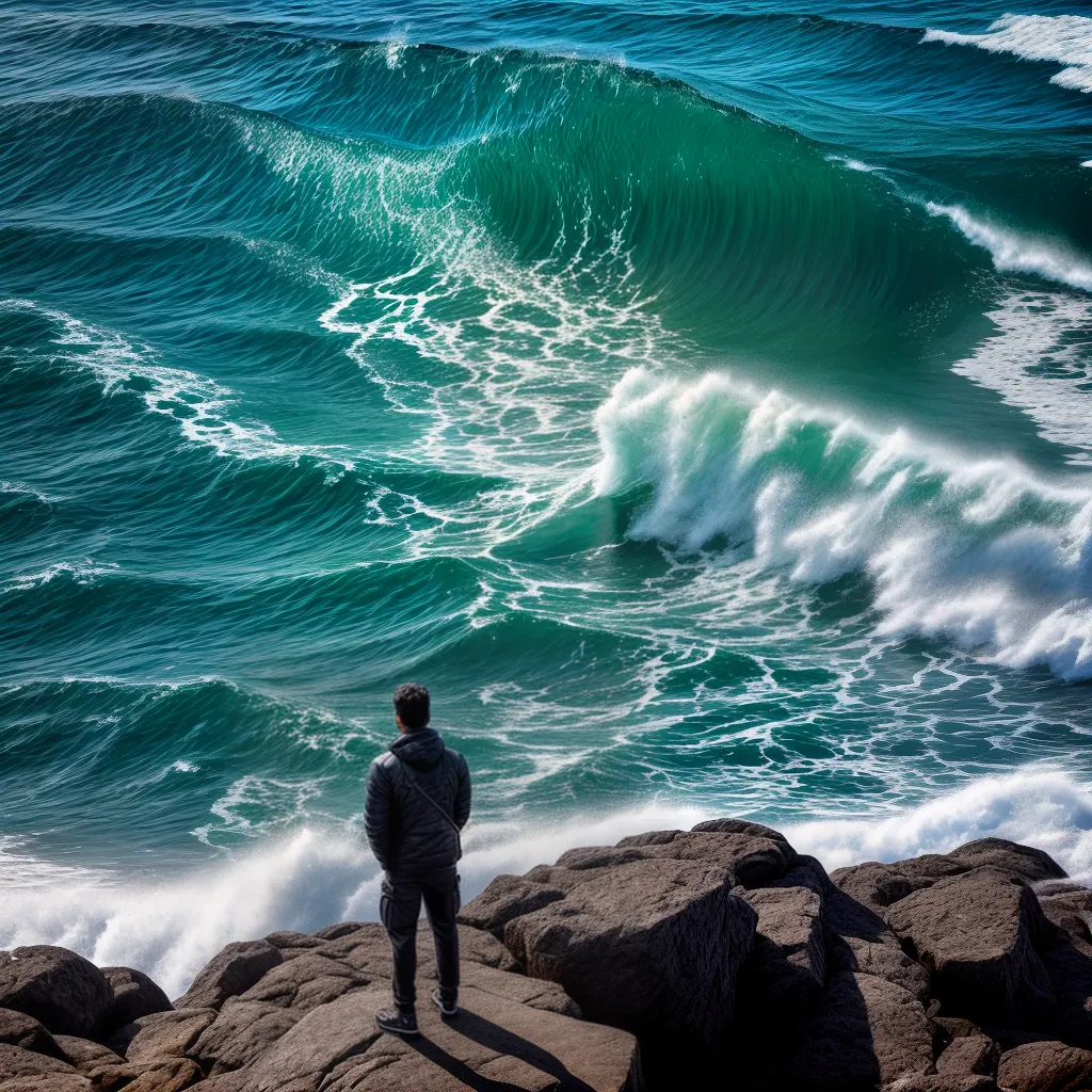 Desvendando o Significado dos Sonhos com o Oceano 5 Fotos pessoa oceano por do sol contemplacao
