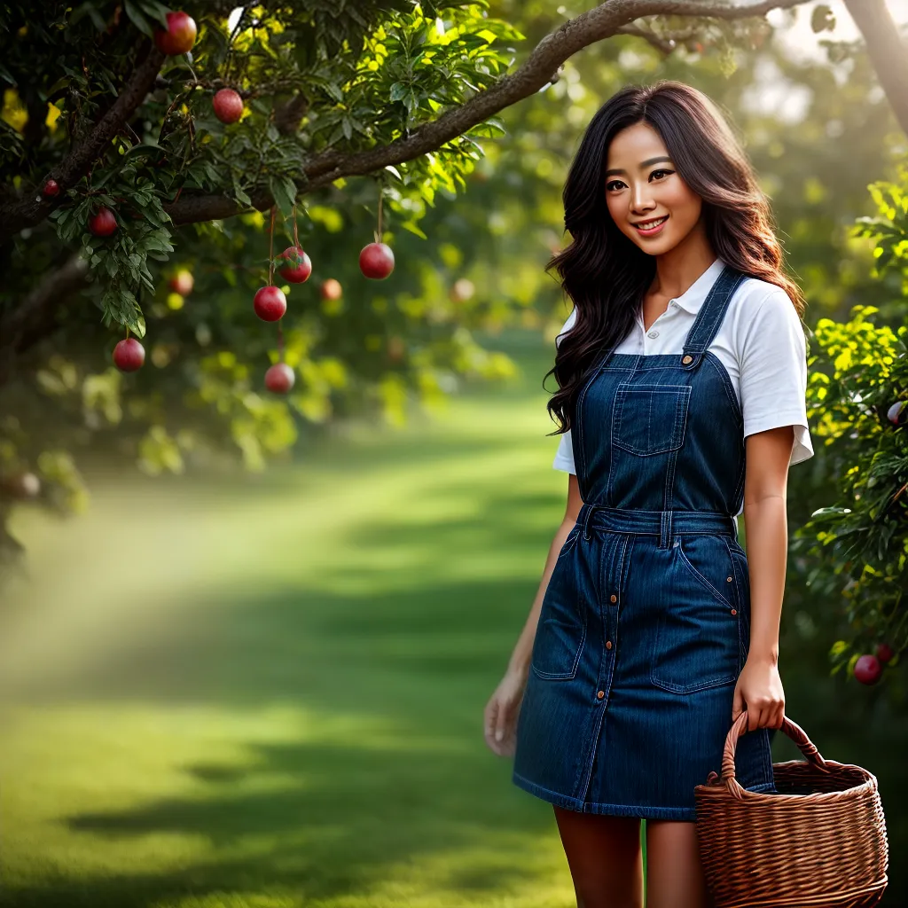 Caramboleira fértil: o que significa sonhar com árvores frutíferas? 2 Fotos pessoa pomar sol sorriso frutas cesta