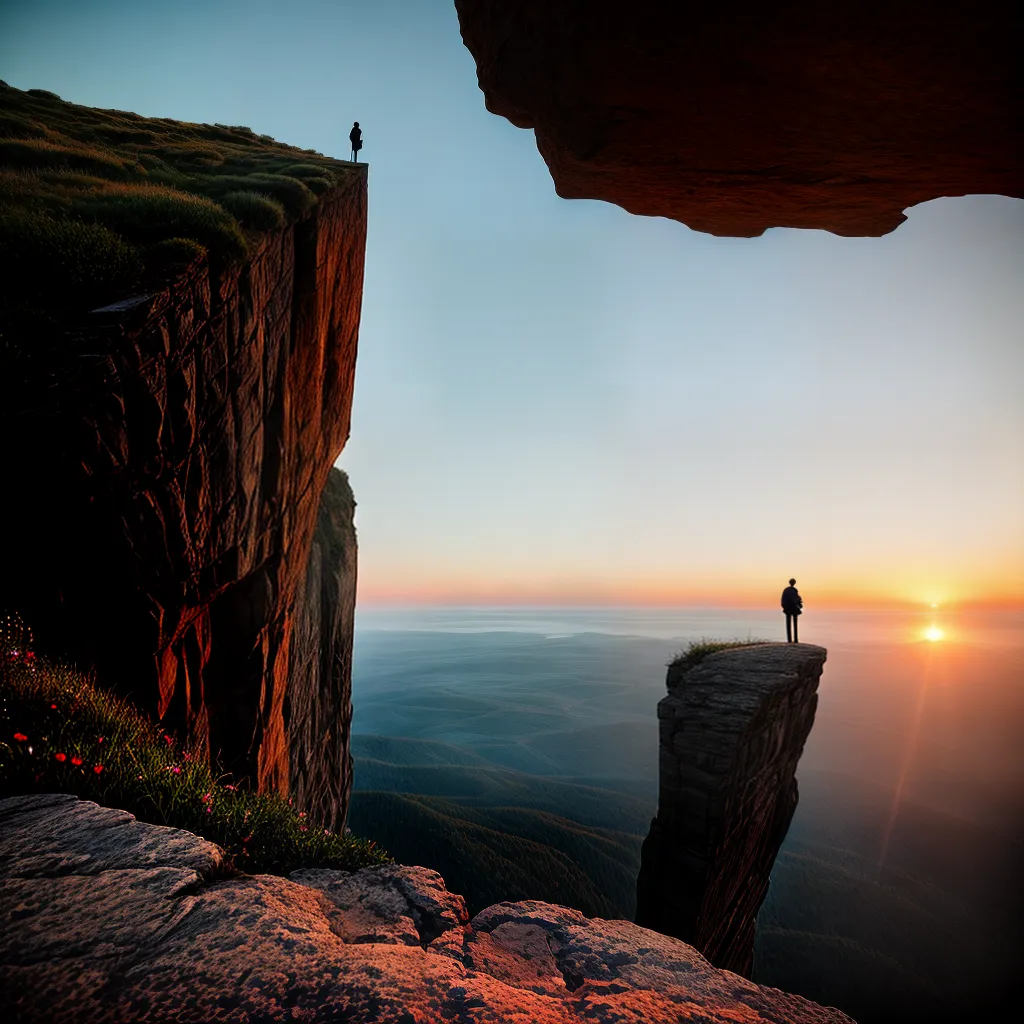 Sempre: Descubra o Verdadeiro Significado! 11 Fotos pessoa por do sol cliff descoberta