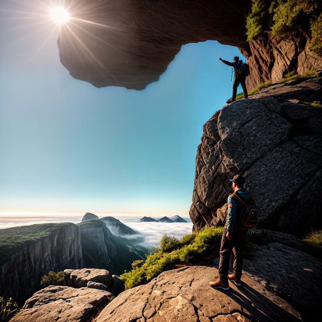 Descubra o Significado de Sonhar com Salvação e Religião 5 Fotos pessoa por do sol cliff esperanca