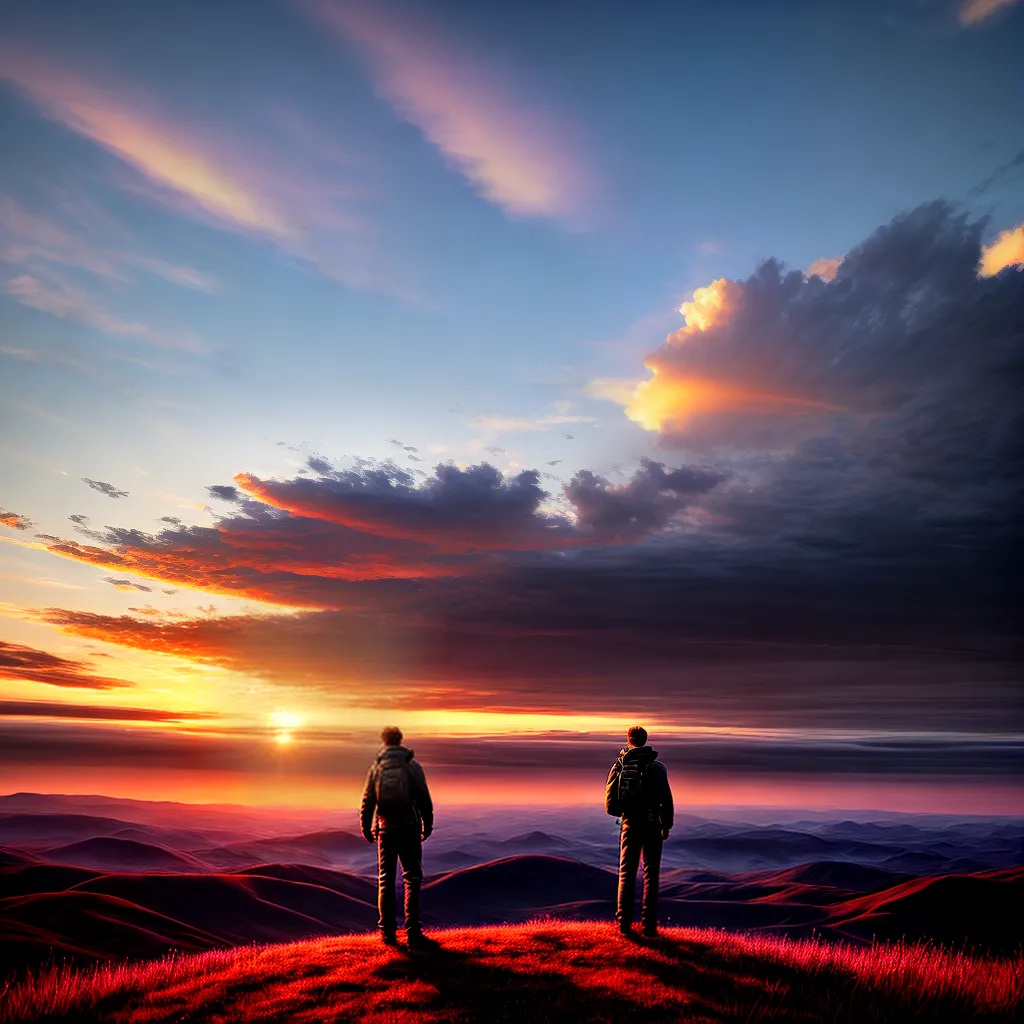 Desvendando o Mistério: O Significado de Lá Ele 6 Fotos pessoa por do sol