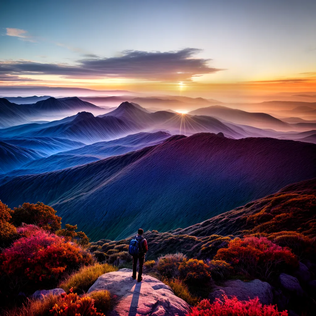 Azul Índigo: O Significado Realista de Sonhar com a Cor 4 Fotos pessoa por do sol indigo abraco 1