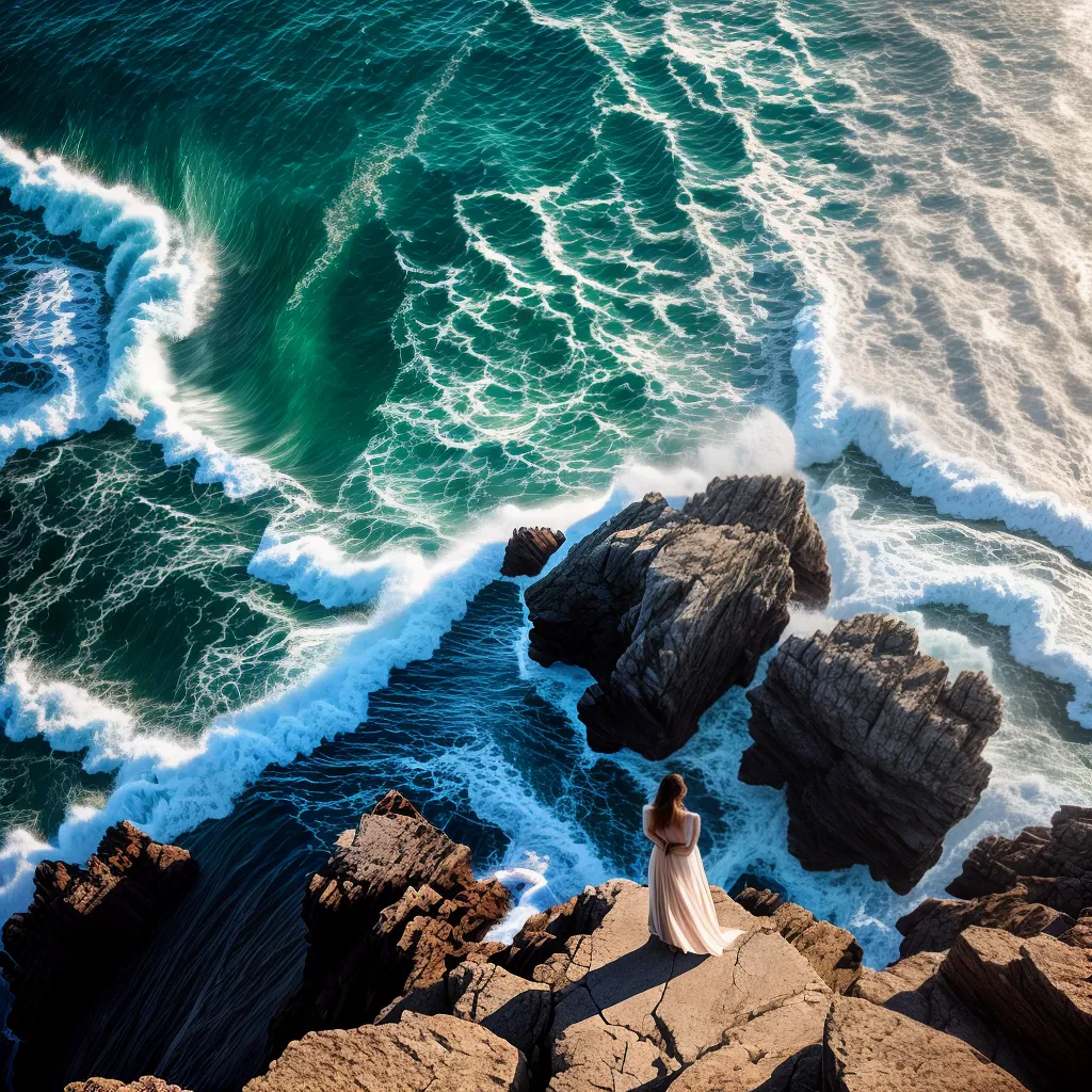 Costa Onírica: Entenda o que Significa Sonhar com o Mar 4 Fotos pessoa por do sol mar cliff