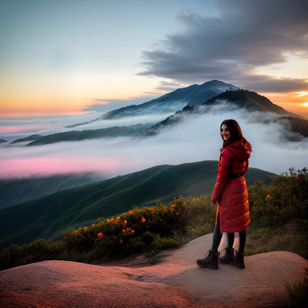 Descubra o Significado de Sonhar com Compreensão. 4 Fotos pessoa por do sol sorriso paz