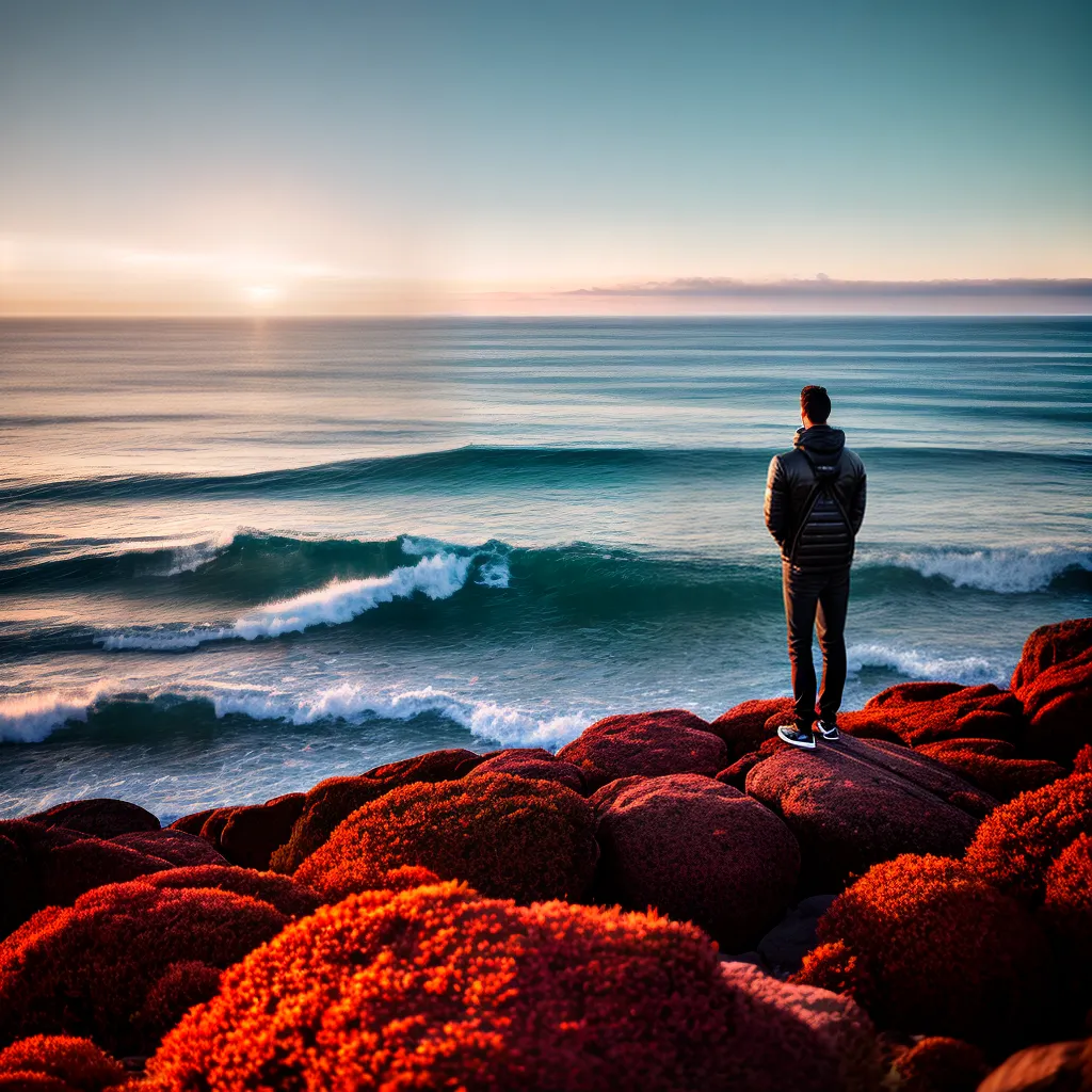 Relativo ao Oceano em Sonhos: Descubra o seu Significado 3 Fotos pessoa praia por do sol reflexao 7