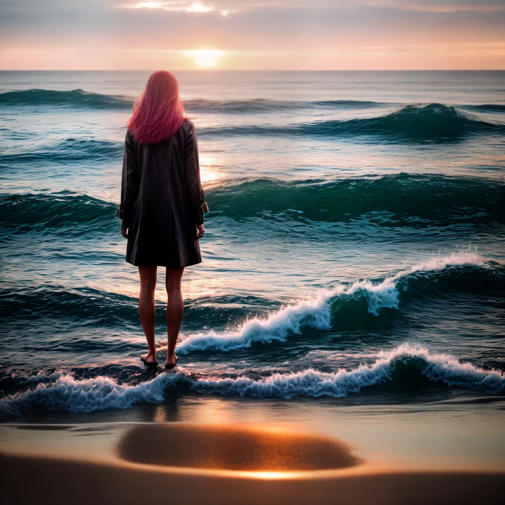 . Sonhar com água: Descubra o que pode significar esse sonho tão comum. 3 Fotos pessoa praia por do sol serenidade