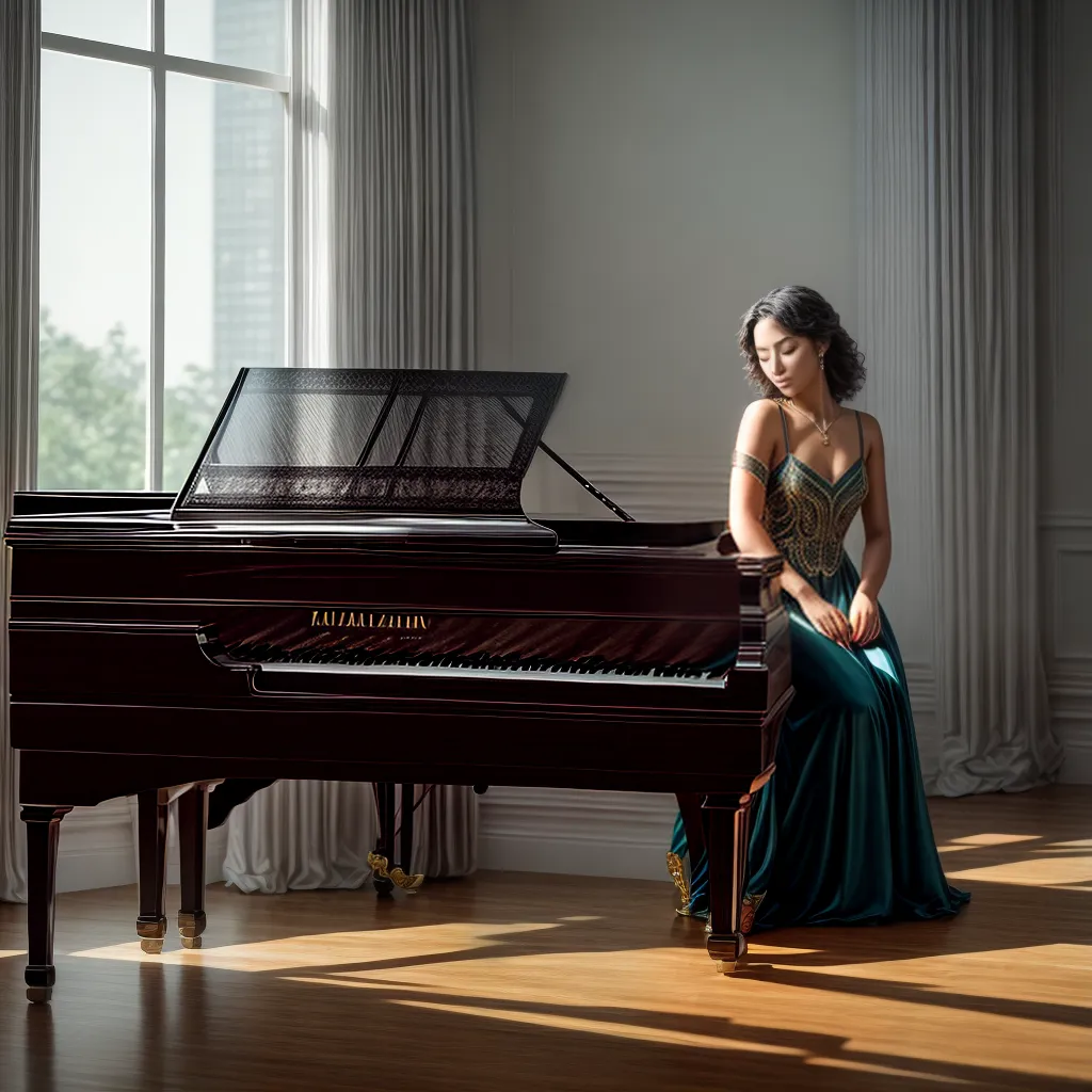 Fotos piano sonho musica vozes