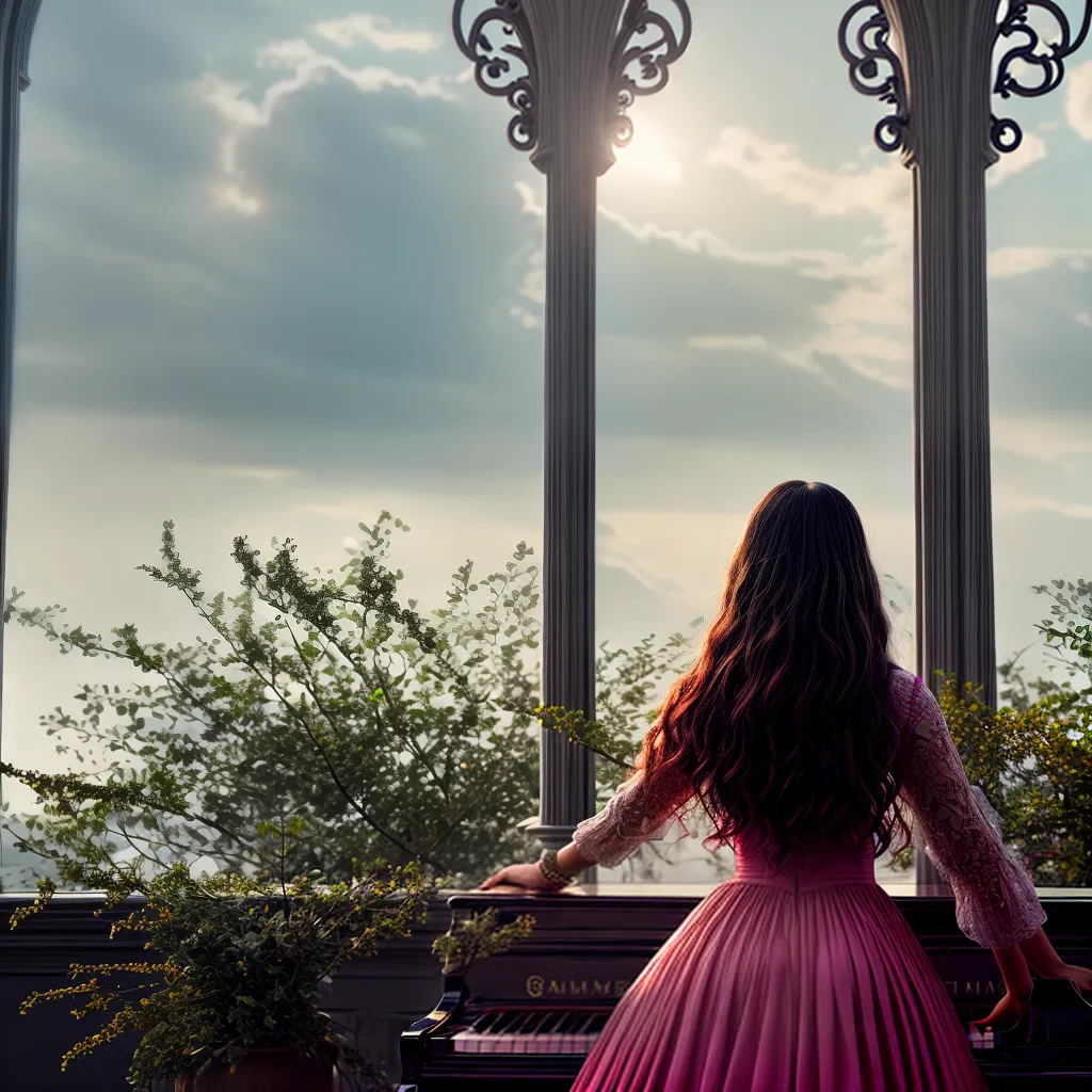 Fotos piano sonho notas coloridas
