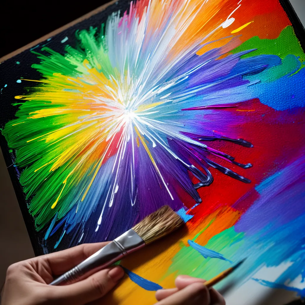 Desvendando o Significado de Sonhar com Tinta e Luz 5 Fotos pintura cores pincel luz sonho