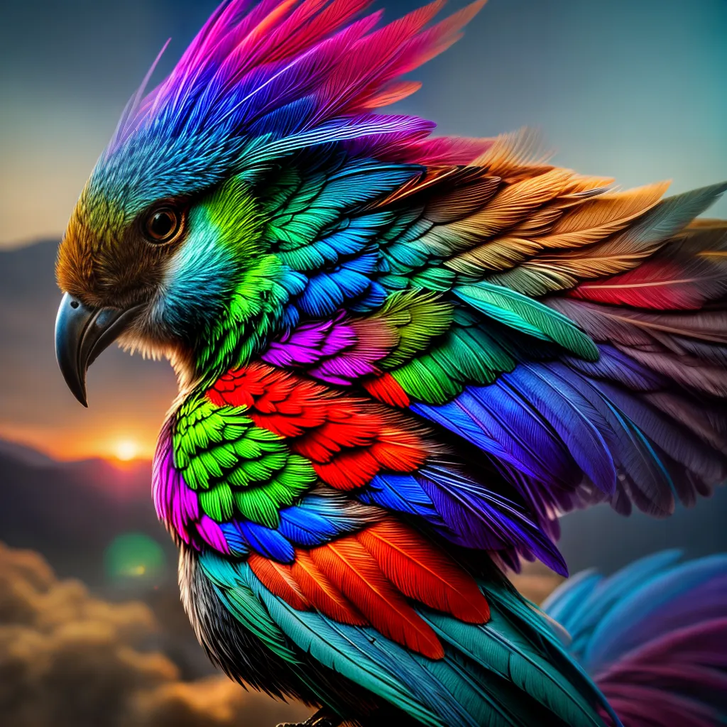 ologia dos Sonhos com Aves e sua Representação 3 Fotos pintura passaros paisagem colorida