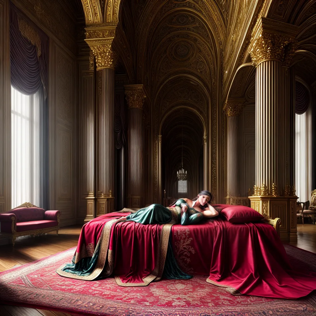 Monarquia e Renascimento: Desvendando o Significado de Sonhos 2 Fotos pintura renascentista cama realeza poder