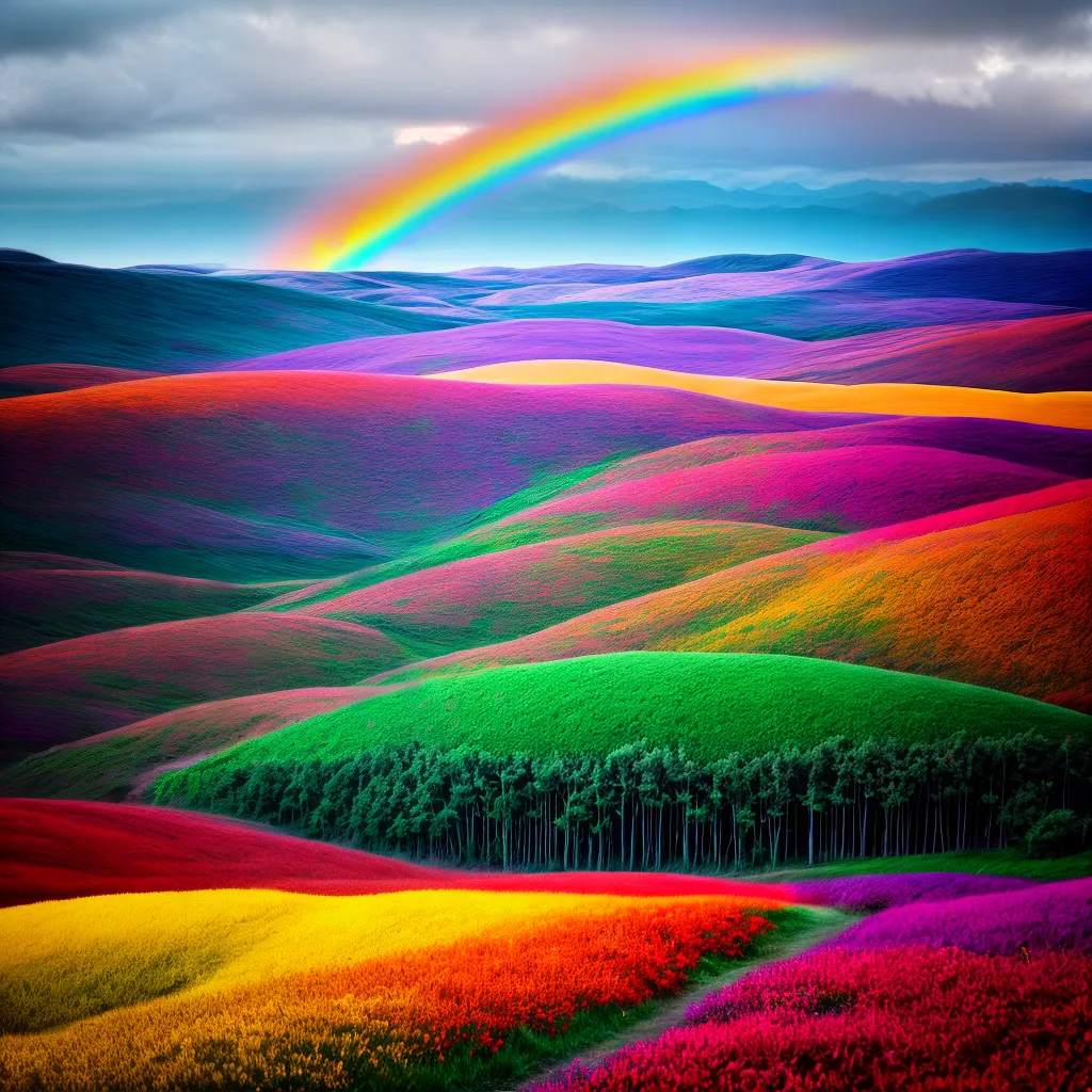Descubra o Significado Artístico de Sonhar com Cores. 5 Fotos pintura sonho paisagem colorida criativa