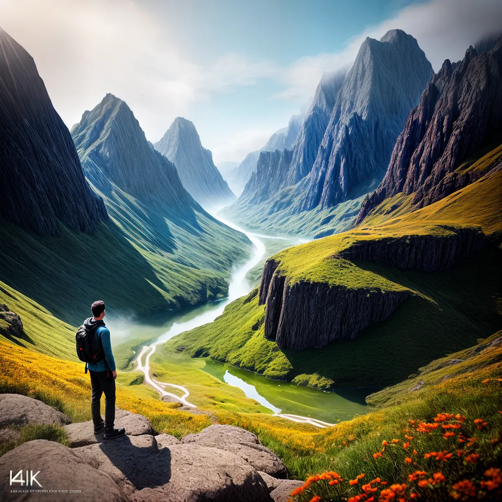 Galeria de Arte dos Sonhos: Interpretações e Significados 4 Fotos pintura sonho paisagem colorida