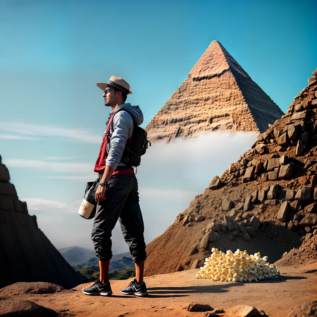 Qual o Significado de Sonhar com Pirâmide e Pipoca? 6 Fotos piramide ambicao pipoca