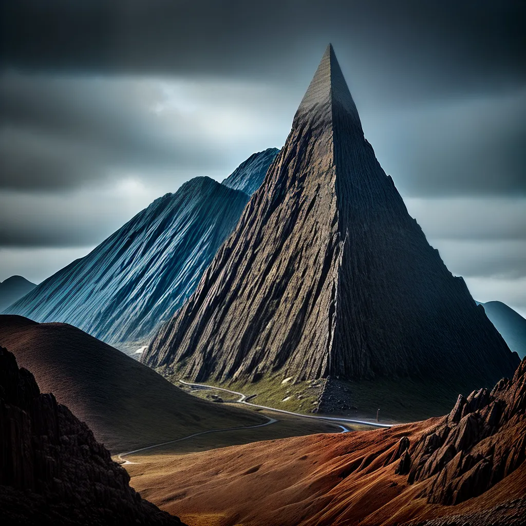 Fotos piramide misteriosa mistica escalada