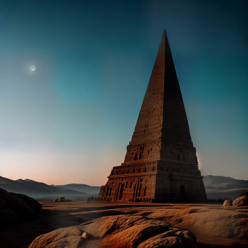 Fotos piramide misteriosa simbolos lua
