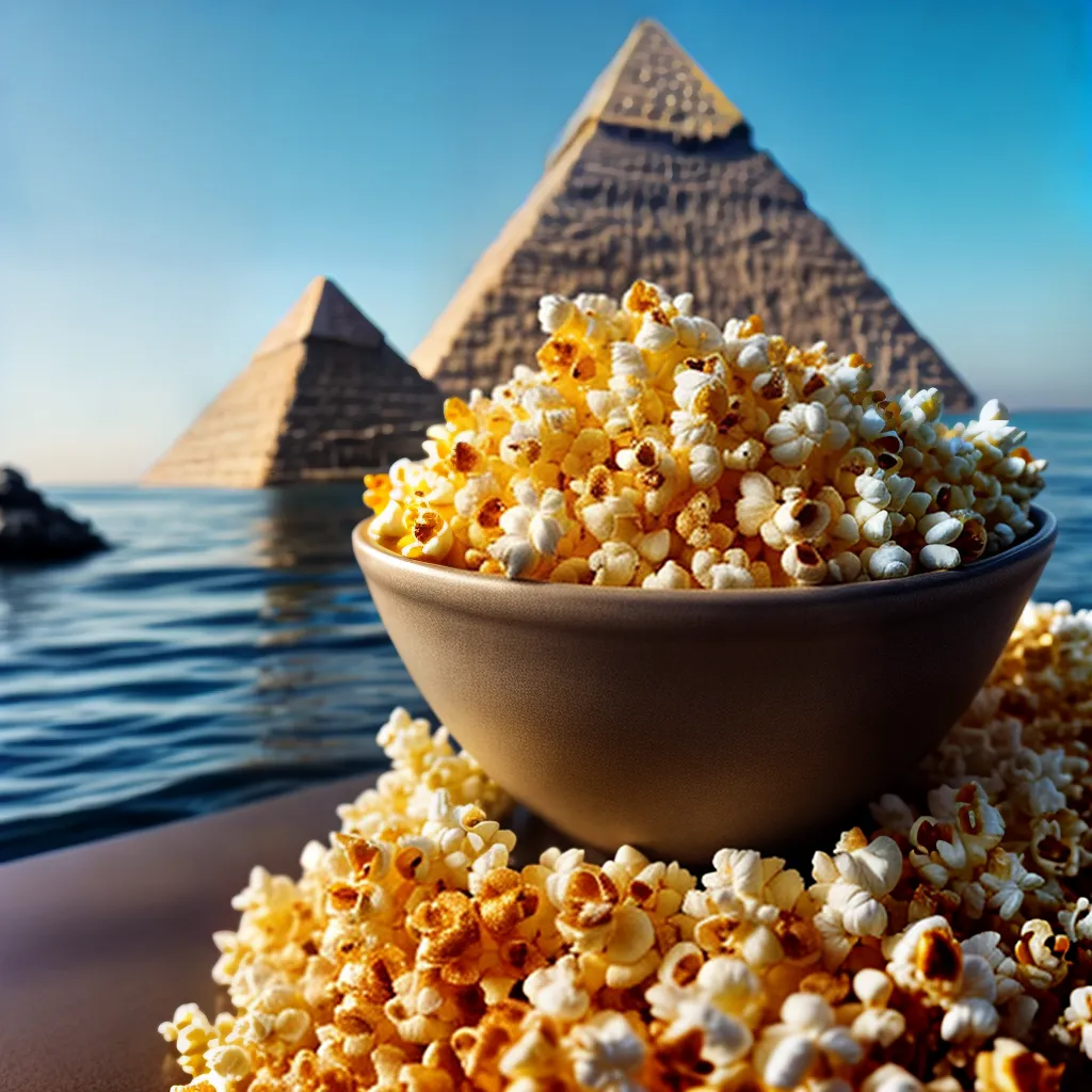 Qual o Significado de Sonhar com Pirâmide e Pipoca? 2 Fotos piramide pipoca sucesso abundancia vida