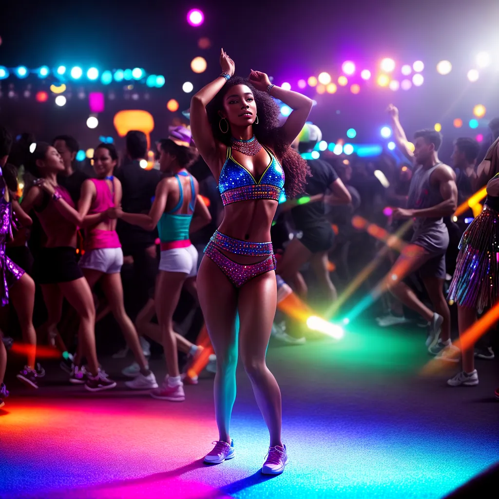 Noite e Sonhos: O que Significa Sonhar com Festas e Baladas? 2 Fotos pista danca luzes coloridas sonho