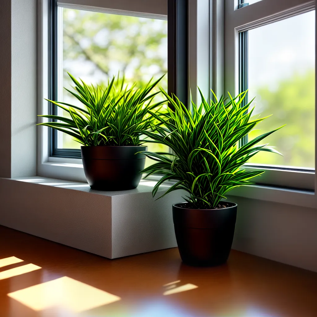 Fotos planta verde poteceramica janela luz