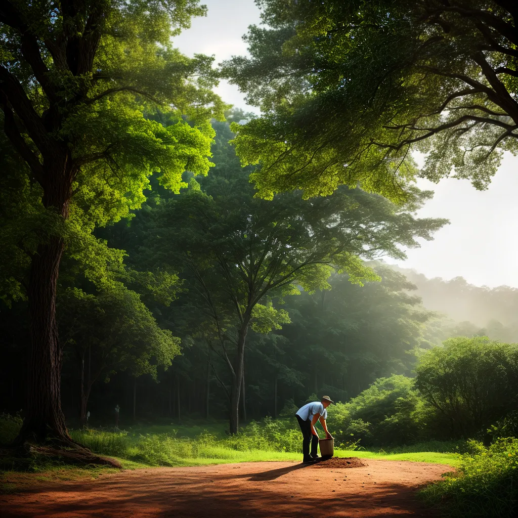 Descubra o Significado de Sonhar com Atividades Sustentáveis na Natureza 4 Fotos plantio floresta biodiversidade sustentavel