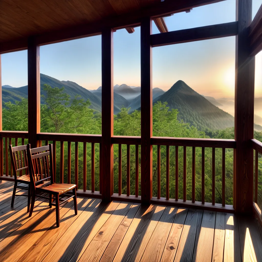 Alpendre dos Sonhos: Descubra o que Significa Sonhar com Varanda 2 Fotos porch montanha por do sol cadeira