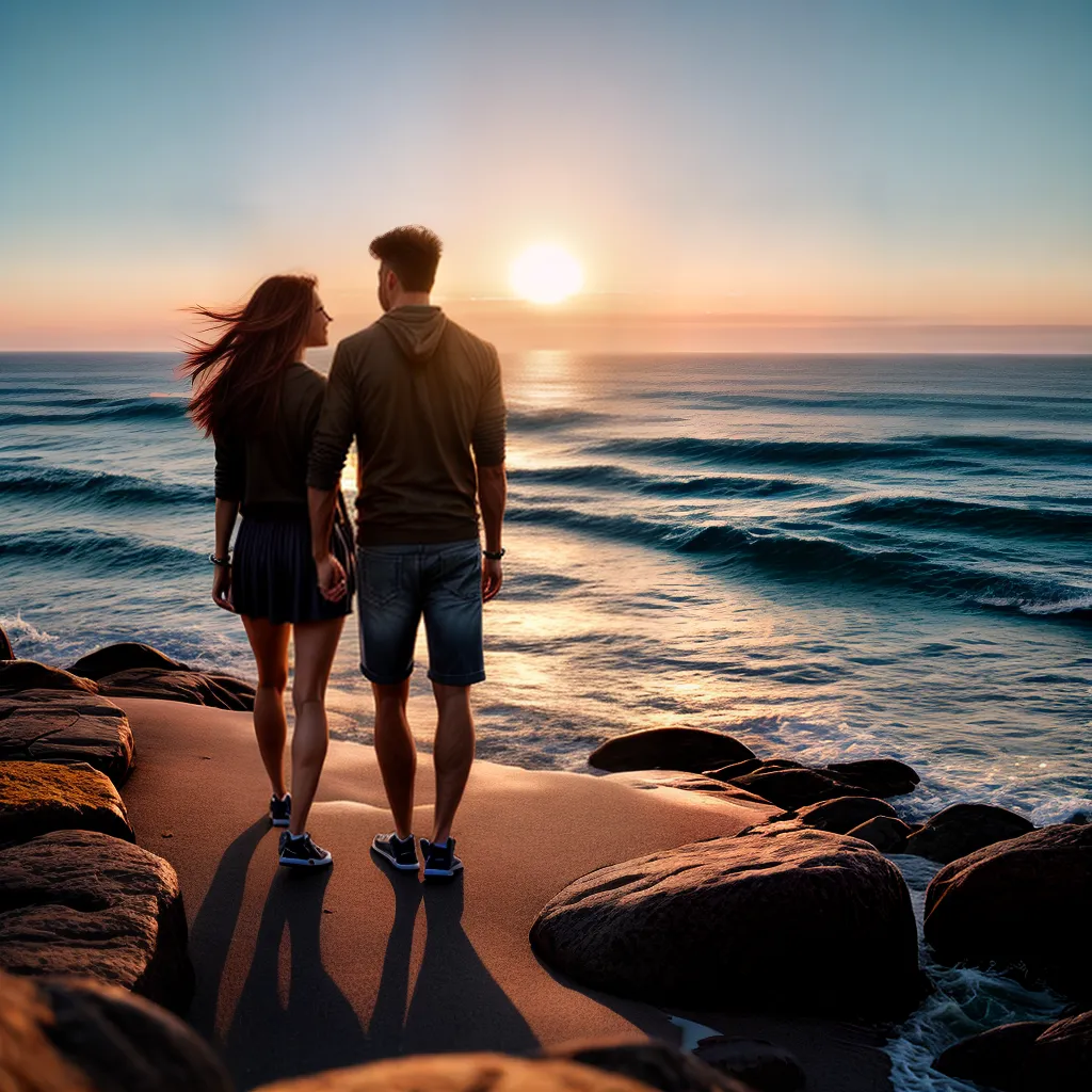 Descubra o Significado de Sonhar com Amor e Paixão 3 Fotos pordosol amor silhuetas oceano