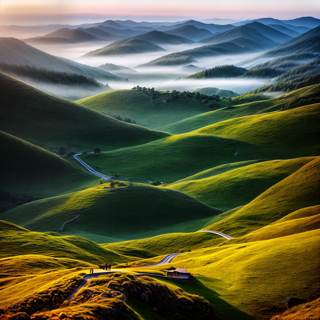 Visão Panorâmica: Descubra o Significado de Sonhar com Paisagens 6 Fotos pordosol montanha aventura natureza