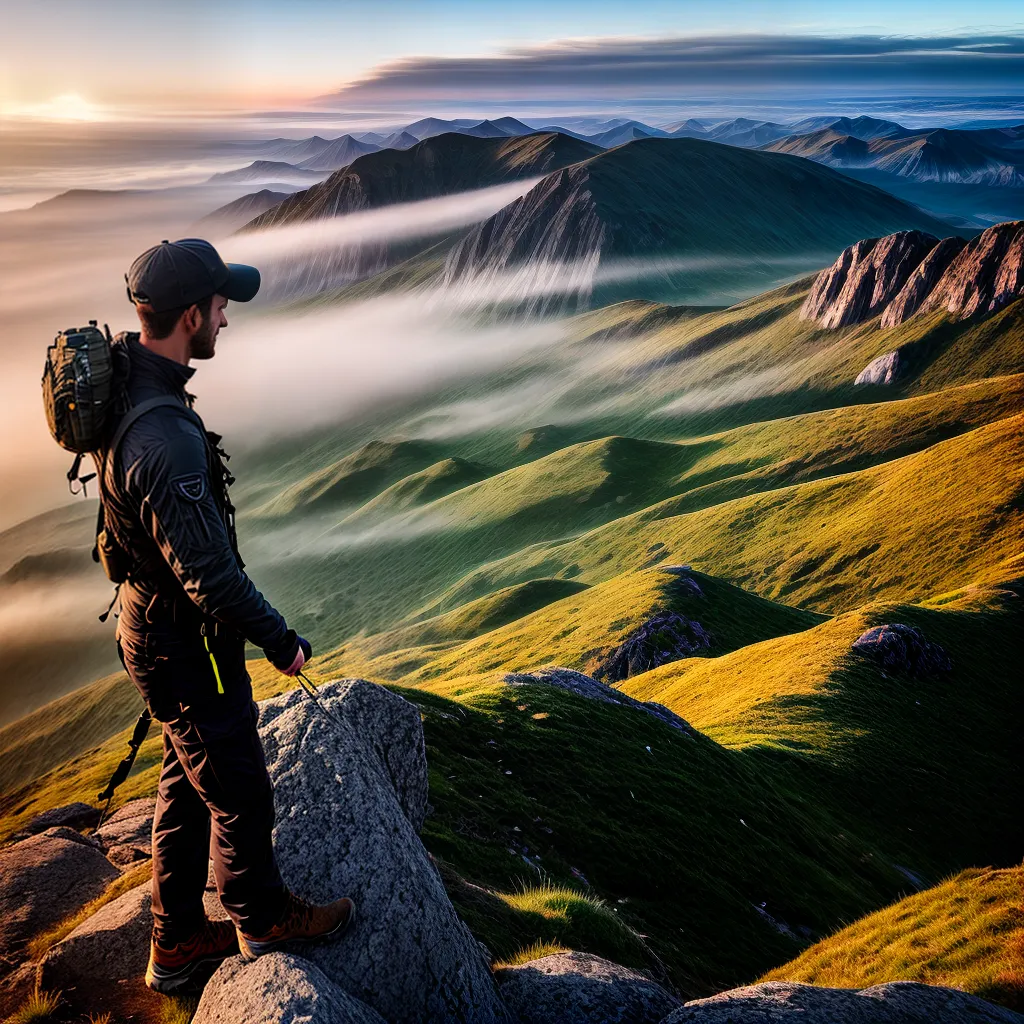 Mirantes surpreendentes: descubra o significado de sonhar com exploração de novos horizontes 6 Fotos pordosol montanha horizonte aventura