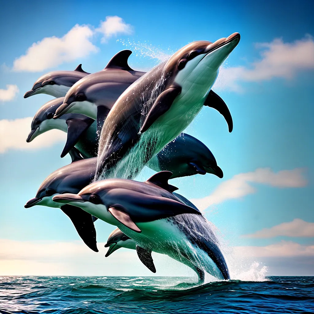Descubra o Significado de Sonhar com Golfinhos 5 Fotos pordosol oceano golfinhos brincando