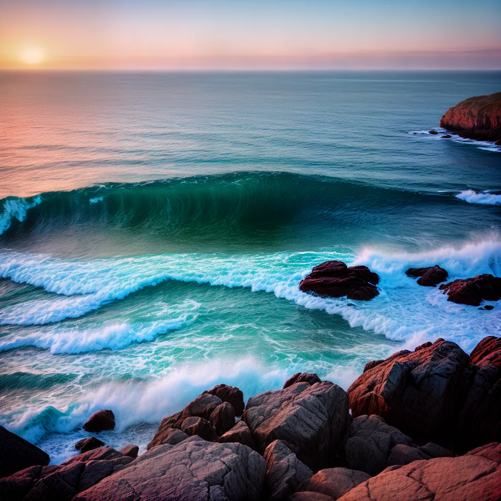 Compreendendo o Significado de Sonhar com Mar e Praia 4 Fotos pordosol oceano ondas serenidade