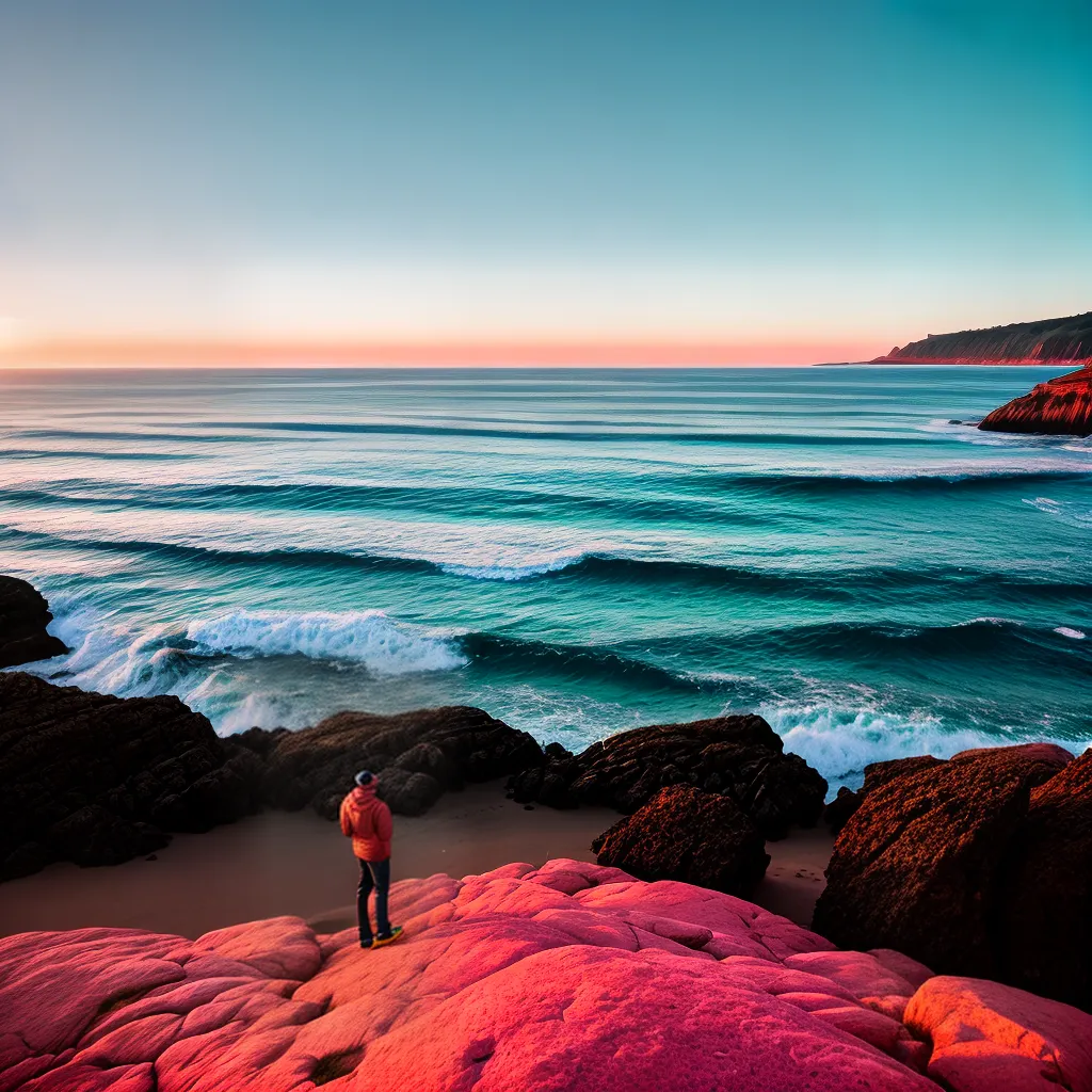 Fotos pordosol oceano solidao reflexao sonho