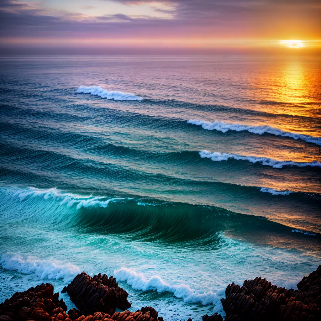 Descubra o Significado de Sonhar com o Mar 4 Fotos pordosol oceano tranquilidade misterio